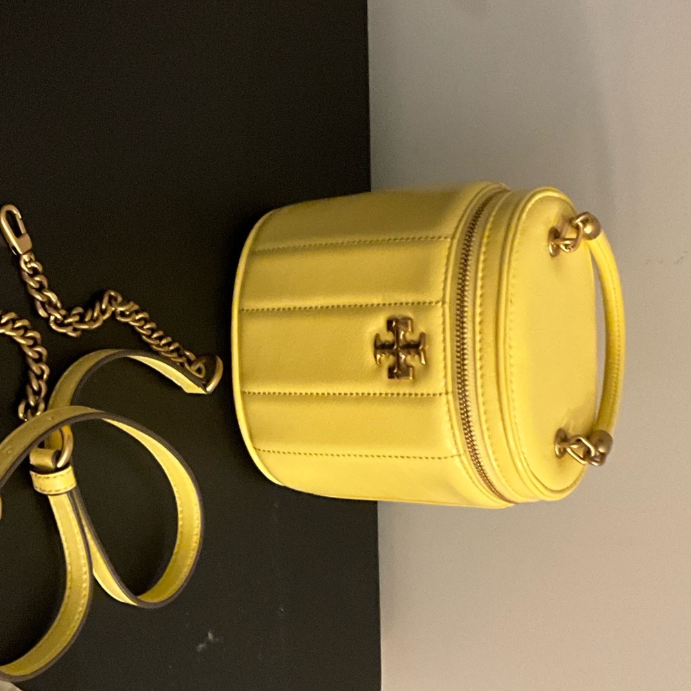 Tory Burch Yellow Leather Crossbody Bag